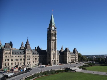 A view of Centre Block.