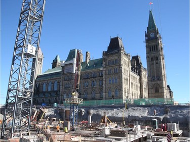 Visitor centre construction.