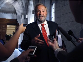 NDP leader Tom Mulcair was invisible for most of the summer.