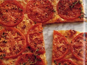 This Tomato Phyllo Pizza is worth returning to year after year, when tomatoes are at their peak of juicy ripeness.