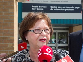 Public Services Minister Judy Foote will appear before the Commons government operations committee this afternoon.