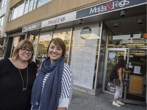 Sisters and co-owners Charlene, left, and Christa Blaszczyk have changed the name of Mags and Fags to The Gifted Type.