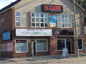Coun. Bob Monette says he's received about 30 complaints about this marijuana dispensary that opened on St. Joseph Boulevard in Orleans recently in the same builidng as a taekown-do studio and a tutoring service, both of which  serve children.