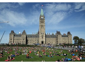 The charity organization HealthPartners, which represents 16 national health charities, is kicking off its #hpHealthySelfie challenge during Lululemon's Yoga on the Hill.