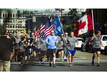 The National Peace Officers' Memorial Run and the Canadian Police Memorial Ride to Remember concluded on Parliament Hill on Saturday, Sept. 24, 2016.
