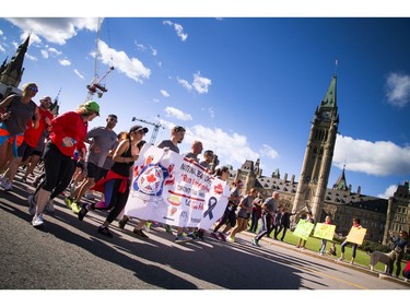 The National Peace Officers' Memorial Run and the Canadian Police Memorial Ride to Remember concluded on Parliament Hill on Saturday, Sept. 24, 2016.