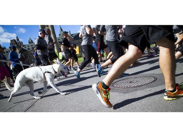 The National Peace Officers' Memorial Run and the Canadian Police Memorial Ride to Remember concluded on Parliament Hill on Saturday, Sept. 24, 2016.