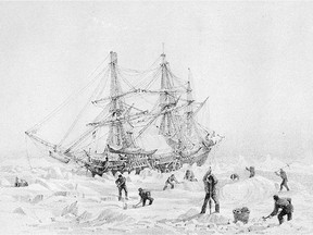 An undated picture of the HMS Terror.