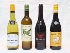 Four South African Wines