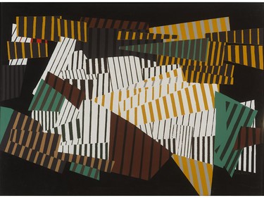 York Wilson (1907 – 1984), Zapoteca, 1967, acrylic on canvas; Part of the  Recent acquisitions related to the Firestone Collection of Canadian Art exhibit, on until Jan. 2 at the OAG.