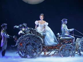 Brian Liebson, Tatyana Lubov and Arnie Rodriguez in Rodgers and Hammersteins Cinderella, on at the NAC