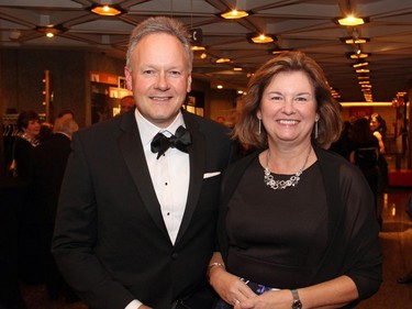 Bank of Canada Governor Stephen Poloz and his wife, Valerie, at the National Arts Centre on Saturday, October 22, 2016, for the 20th annual NAC Gala for the  National Youth and Education Trust in support of the NACís arts education programs across Canada.
