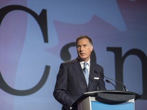 Conservative MP Maxime Bernier speaks at the 2016 Canadian Telecom Summit in Toronto, Monday, June 6, 2016.