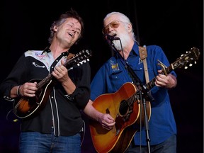 Blue Rodeo performs during Fire Aid for Fort McMurray in Edmonton, Alberta, on Wednesday June 29, 2016.