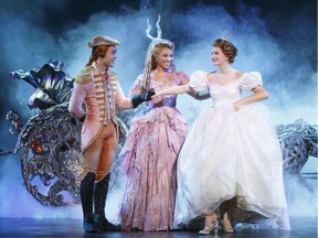 Brian Liebson, Leslie Jackson and Tatyana Lubov in Rodgers and Hammerstein's Cinderella, on now at the NAC's Southam Hall until Oct. 30.