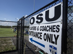 The city's George Nelms Sports Park on Mitch Owens Drive is where the Ottawa South United Soccer Club trains and plays. (Photo: Errol McGihon/Postmedia)