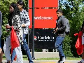 Students at Carleton University.
