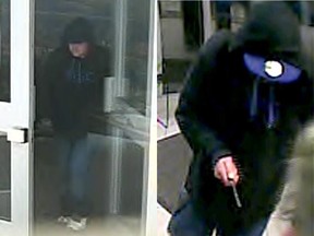 Suspect in an ATM robery in the east end.