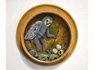 Drew Mosley's The Forager, part of the show of new art acquisitions this year by the City of Ottawa, on to Nov. 27.