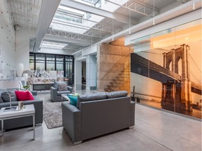 This custom loft at 375 Cooper St. is a converted factory space.