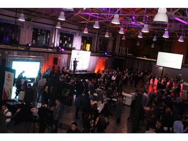 Hundreds of young professionals turned out to United Way Ottawa's Schmoozefest fundraiser, organized by its GenNext volunteer cabinet at the Horticulture Building at Lansdowne Park on Friday, Oct. 28, 2016.