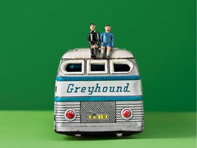Little People on the Greyhound, by Becca Wallace, part of the Art + Parcel holiday exhibit and sale at the Ottawa Art Gallery until Dec. 31.