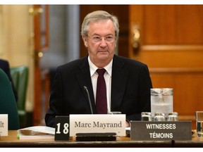 Marc Mayrand, chief electoral officer, appears at a House affairs committee on Parliament Hill in Ottawa on Tuesday, Oct. 4, 2016. Mayrand was talking about the report entitled "An Electoral Framework for the 21st Century: Recommendations from the Chief Electoral Officer of Canada Following the 42nd General Election.