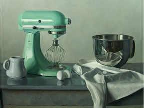 MIxer and Eggs by Katherine McNenly, part of a new show at Cube Gallery until Nov. 6.