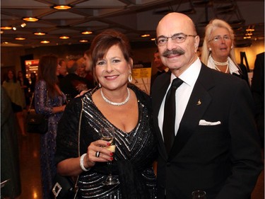 National Arts Centre Foundation board chair and philanthropist Gail Asper with Moe Levy at the NAC on Saturday, October 22, 2016, for the 20th annual NAC Gala for the National Youth and Education Trust in support of the NACís arts education programs across Canada.