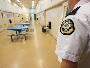 One wing in maximum security as officials conducted a media tour of the Ottawa Carleton Detention Centre on Innes Road.