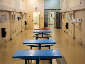 One wing in maximum security as officials conducted a media tour of the Ottawa Carleton Detention Centre on Innes Rd.   photo by Wayne Cuddington/ Postmedia