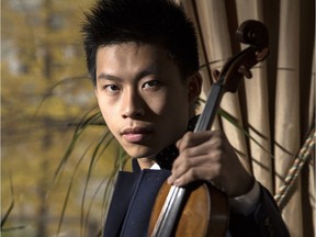 Ottawa violinist Kerson Leong will take to the stage at Dominion-Chalmers Church Friday.