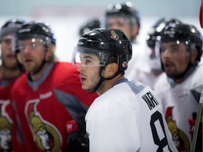 Phil Varone during the Ottawa Senators practice at the Bell Sensplex Saturday September 24, 2016.