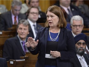 Health Minister Jane Philpott answers a question during question period in the House of Commons on Parliament Hill in Ottawa on Thursday, October 20, 2016.