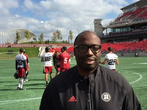 Jean-Marc Edme, player personnel co-ordinator for the Ottawa Redblacks, has relatives in Haiti. He hopes to travel there after this CFL season to help with recovery efforts following a devastating hurricane that struck the island this past week.