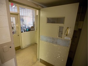 The main door to the women's section inside the Ottawa Carleton Detention Centre on Innes Rd.