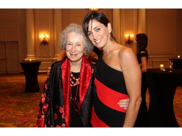 The star-studded presence of Margaret Atwood, left, and Chantal Kreviazuk added to the excitement of the inaugural Nature Canada Ball held at the Fairmont Château Laurier on Friday, September 30, 2016.