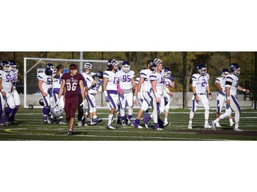 The Western Mustangs were in Ottawa to take on the University of Ottawa Gee-Gees on Saturday, Oct. 15, 2016. The Mustangs won the game 68-17.