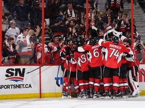 Fans at the Ottawa Senators' home opener on Wednesday were delighted when their team beast the Toronto Maple Leafs in overtime, but the game surprisingly wasn't a sellout.