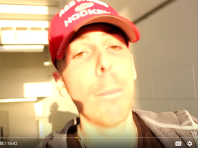 One recent video at the Bay at the Rideau Centre actually includes a man in his 20s filming himself lying on a bed in the linen department and trying on a hat. YOUTUBE IMAGE