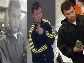 The Ottawa Police Service is seeking the public’s assistance to identify the male suspect in a break and enter and fraud investigation. 

On September 23, 2016, a male suspect broke into a business on Hog's Back Road area where he stole credit cards. He subsequently used one of the stolen credit cards at various stores in Ottawa.

The suspect is described as a Caucasian male, 6’ (183cm), 180 lbs (82kg), athletic build, with a chinstrap beard, short dark hair.