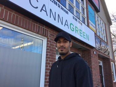 Raphael Riche stopped by for a cpl of grams. 'Seems a bit silly. It's going to be legal'