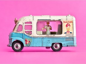 Becca Wallace's art features photographs of vintage toys.