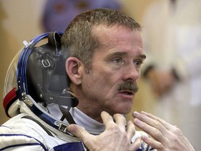 Canadian astronaut Chris Hadfield.
