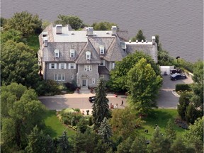An aerial view of the Prime Minister's residence, 24 Sussex Drive, is shown in this August 14, 2007 file photo. Why is fixing the house taking so long, asks Andrew Cohen.