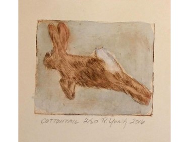 Cottontail by Russell Yursity, part of the Great BIG Smalls XII holiday show at Cube Gallery is on from Nov. 29 to Dec. 31.