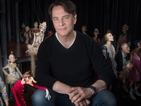 Puppeteer Ronnie Burkett is surrounded by the cast of The Daisy Theatre, which runs at the Great Canadian Theatre Company from Nov. 29 to Dec. 18.