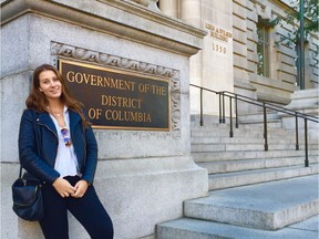 Washington, D.C. – Rachel Cohen, an 18-year-old dual national, will be voting for the first time Tuesday in the presidential election.