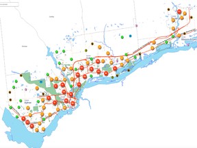 Screen capture of the Gatineau police crime activity portal.