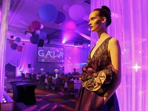 Guests were surrounded by Sukhoo Sukhoo Couture, as worn by models (Anngela Albers) from Angie's AMTI at The Ottawa Hospital Gala held at The Westin Ottawa on Saturday, November 5, 2016.